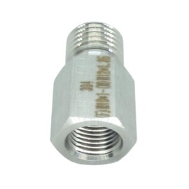 CDQBWKJGFJ 1 Piece M12 x 1.25 Male Metric to M10 x 1 Female Metric Gauge Sensor Adapter Stainless Steel 304