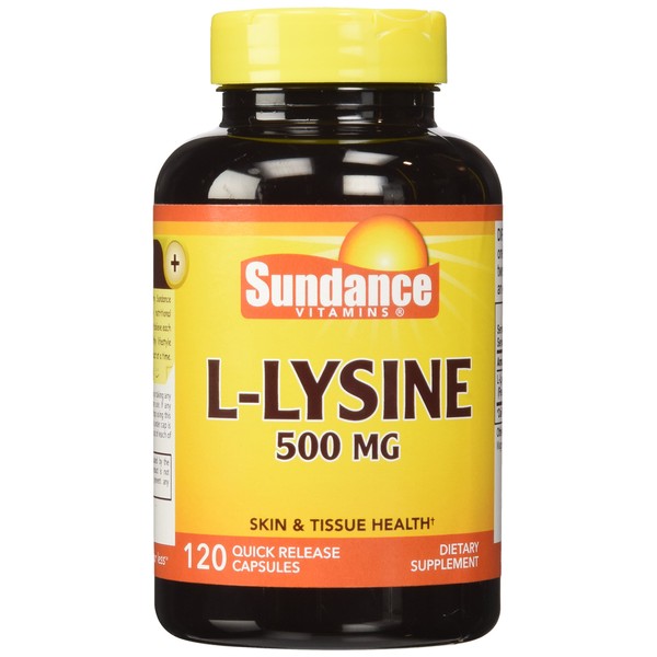 Sundance L-Lysine 500 mg Tablets, 120 Count
