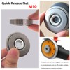 Bestgle M10 Angle Grinder Locking Nut Quick Release Pressure Plate