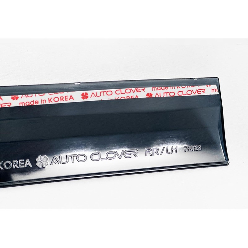 AUTOCLOVER Smoked Window Visor Sun Rain Vent Guard 4p for