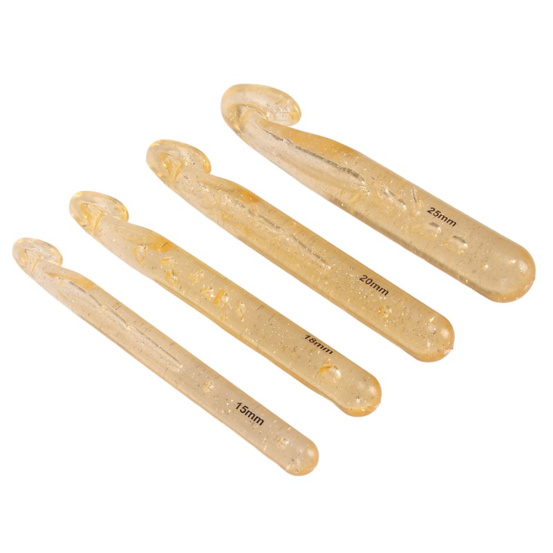 Large Crochet Hooks Plastic Weaving Knitting Crochet Hook Tools for