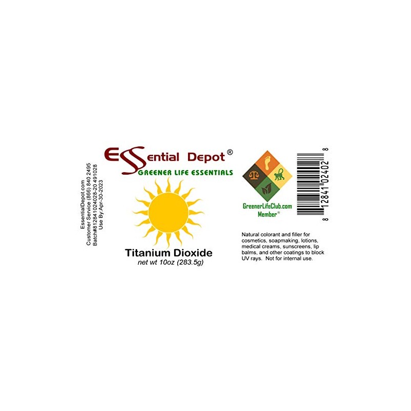 Essential Depot Titanium Dioxide Powder - 10 oz