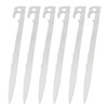 6pcs 420 Stainless Steel Canopy Tent Stakes Thickened High Hardness