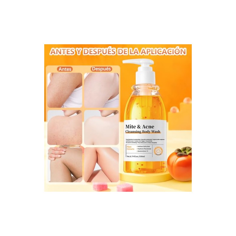250ml Jabón Líquido de Aminoácidos Multibeneficios, Hidratante y Nutritivo