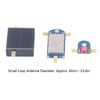 Dpofirs Magnetic Loop Antenna, 50K‑500MHz 17dB Full Band Active Loop