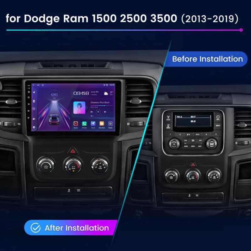 Unbranded FOR 2013-2019 DODGE RAM 1500 2500 3500 9" ANDROID