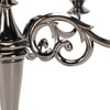 Metal Candelabra Black 5 Arms Elegant Colorfast Stable Wide Base