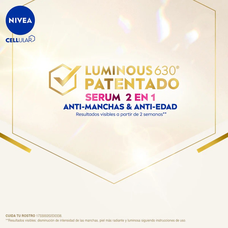 Serum Fluido Nivea Cellular Luminous 630 Antimanchas