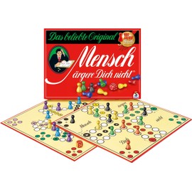 Schmidt Spiele 49020 Mensch Angere Dich Not Anniversary Edition with Figures and Dices Made of Wood, Running Game, Colourful [German Version]