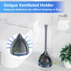 LOVLOY Toilet Plunger with Holder, Plunger with Unique Holder, Plungers