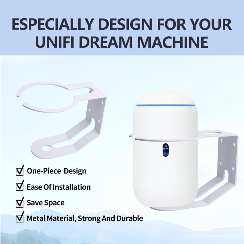 Dream Machine Wall Mount, Dream Router Bracket, Wall Mount Bracket