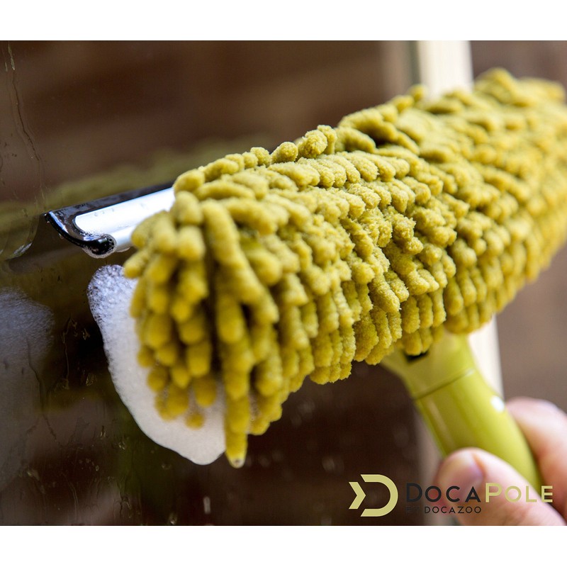 DOCA Telescoping Pole Attachment - Extension Pole for Cleaning, Feather