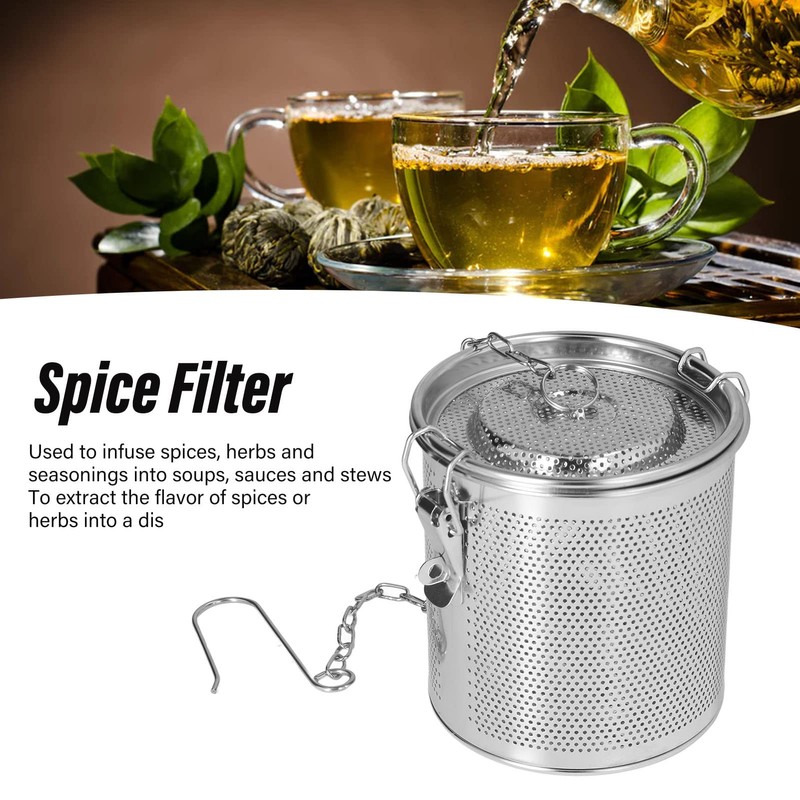 Stainless Steel Spice Bag, Tea Infuser, Multi-Purpose Spice Filter, Spice