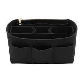 Felt Handbag Organizer,Insert purse organizer 8001 Black M
