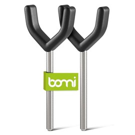 BOMI Stair Safety Gate Spindle Made of Metal, Pack of 2 in Black, Y-Adapter for Stair Railings, Accessories Door Safety Gate for Stairs Railings, Easy Attachment for Baby Safety Gate