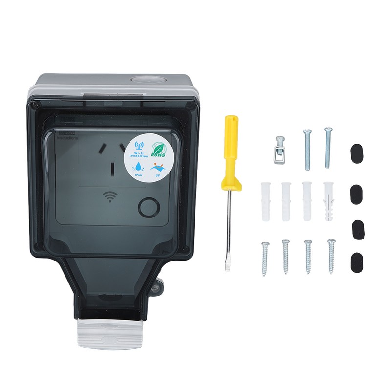 WiFi Intelligent Socket Type 86 IP66 Outdoor Waterproof Wifi Smart