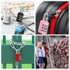 Pack of 7 Combination Locks Luggage Combination Lock Padlock Combination