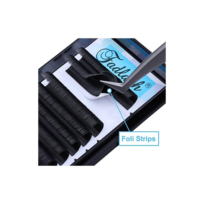 FADLASH Volume Lash Extensions, DD Curl 16mm Easy Fan Volume