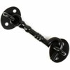 4 Inch Black Cabin Hook & Eye Latch – Traditional