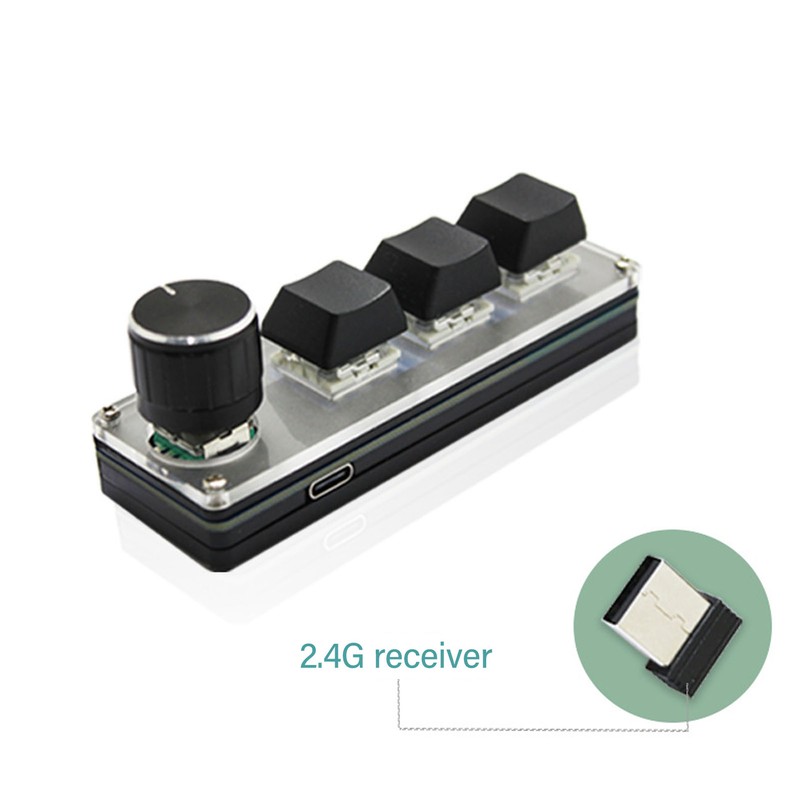 3 Key Keyboard USB Wired 2.4G Wireless Hot Swappable All