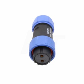 HangTon AC200MAX AC300 EP500 for BLUETTI 2 Pin Aviation Socket 15A Current Input Waterproof IP68 14AWG Cable Connector