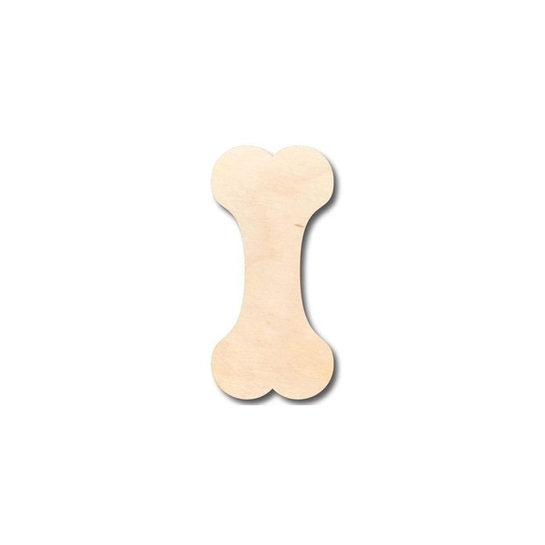 Unfinished Wood Dog Bone Shape Animal Pet Craft up to