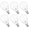 Sailstar A15 Ceiling Fan Light Bulbs, E12 Base, 6Watt (60-Watt