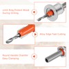SUPAWAY 6-Piece Countersink Drill Bit Set, 8 mm Round Shank,
