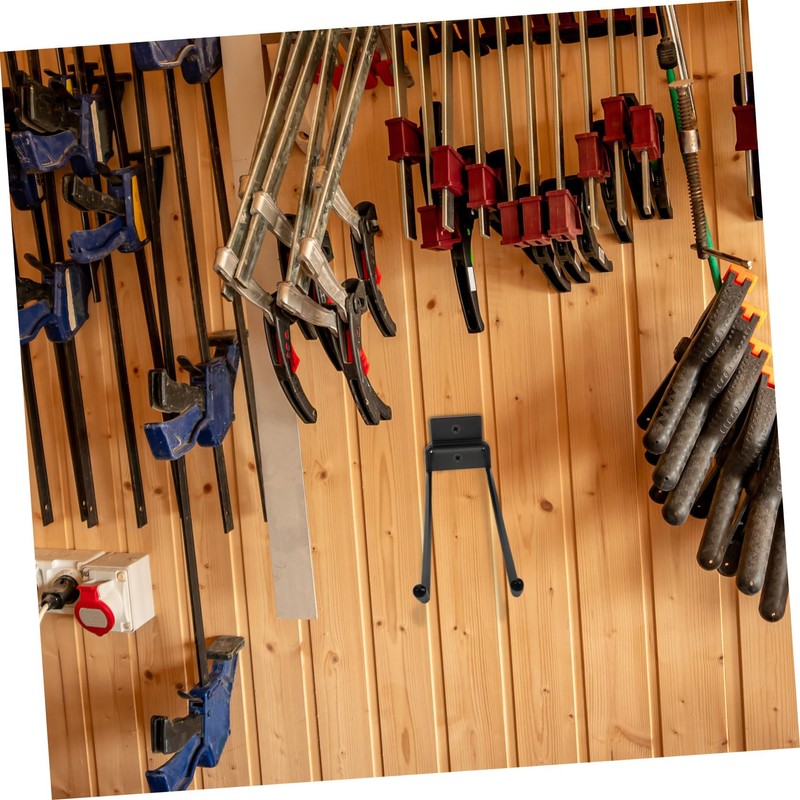 KOMBIUDA Wall Mounted Tool Organizer Rack Durable Construction for Garage