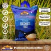 Rani Platinum White Basmati Rice Extra Long Aged 4-Pound Bag,