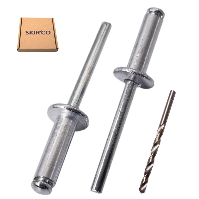 SKIR'CO Pack of 50 Aluminium Blind Rivets 6.0 x 24