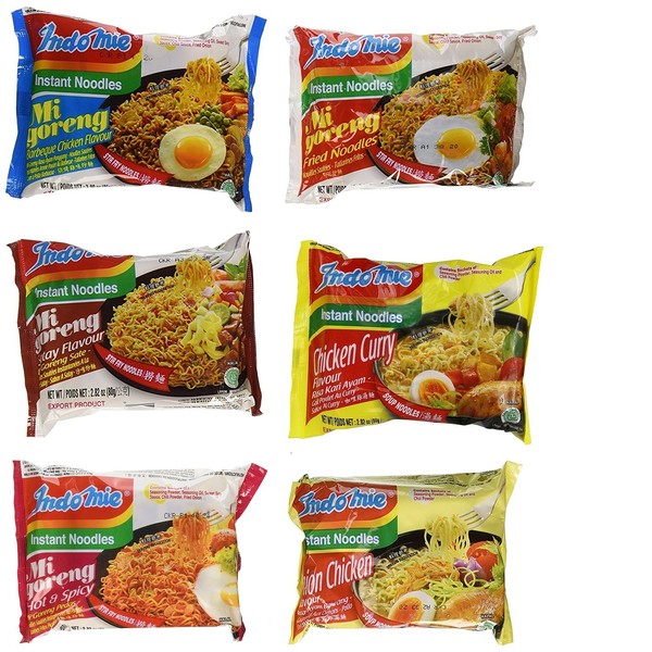 Indomie Variety Case (30 Bags), 1.0 Count
