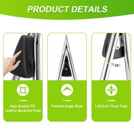 21ST 25" Chrome Sissy Bar Backrest for Indian 14-25 Chieftain Roadmaster Challenger