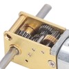 DC12V 27RPM Dual Shaft Motor Micro Worm Gear Reduction Motor