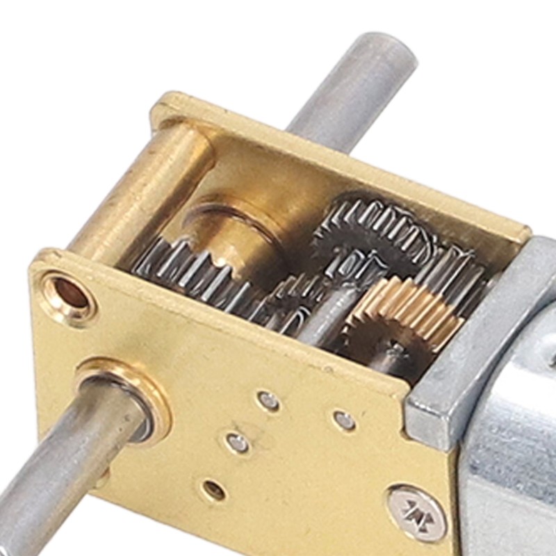 DC12V 27RPM Dual Shaft Motor Micro Worm Gear Reduction Motor