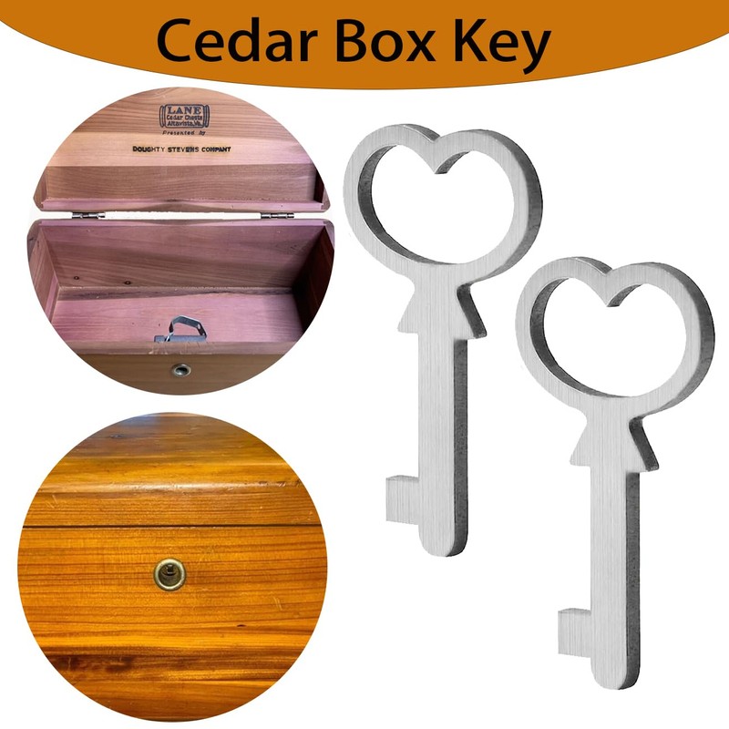 Rsoise Cedar Box Key, Replacement for Lane Mini Keepsake Boxes,