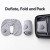 Inflatable Travel Neck Pillow – U-Shaped Portable Airplane Pillow with