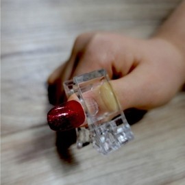 Beauty Nail Self Nail Extension Clip Nail Mold Fixing Clip Nail Extension Tongs 12ea