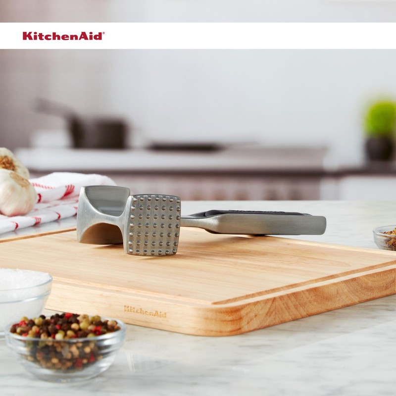 KitchenAid Gourmet Multi Sided Meat Tenderizer for Pounding Meats, Nuts,