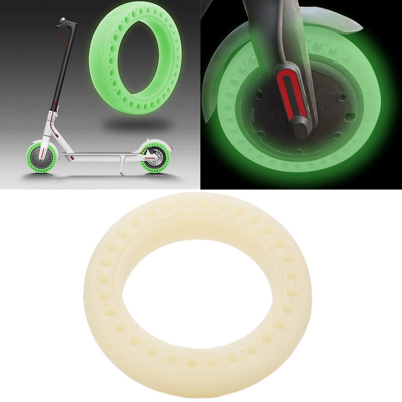 8.5x2.0 Night Fluorescent Tire Rubber Solid Luminous Tire 8.5 Inch