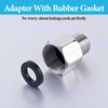 4PCS 1/2 to 3/8 Water Line Adapter for Kitchen Bathroom,