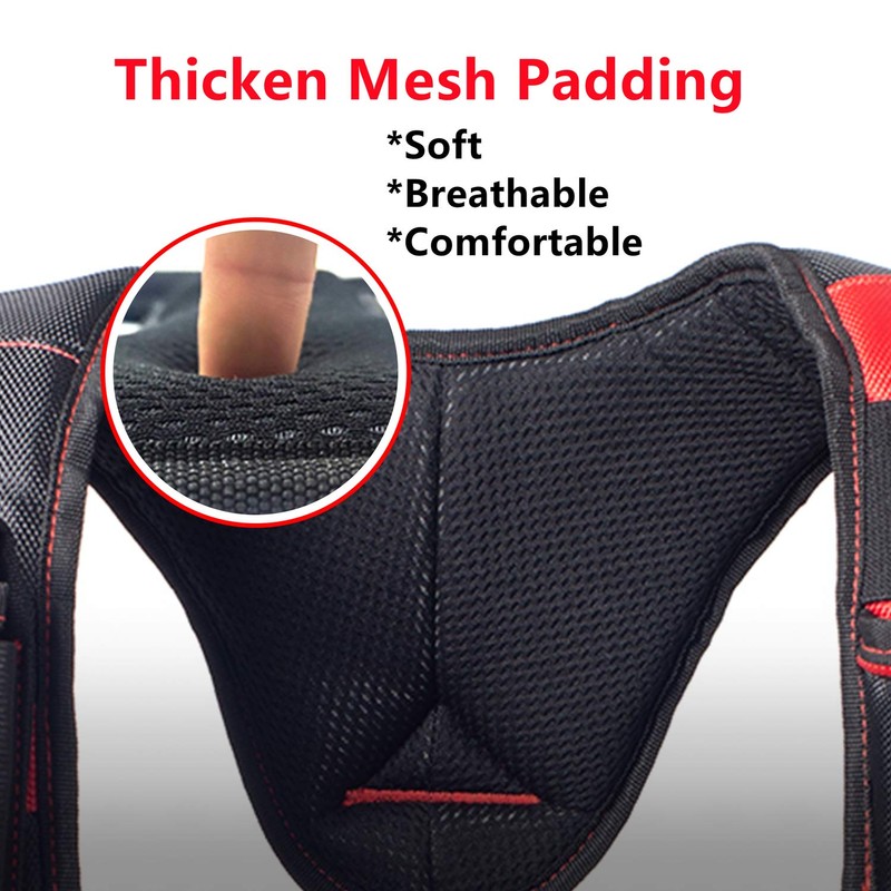 AISENIN Tool Belt Suspenders Construction Work Suspenders with Magnet Pocket,