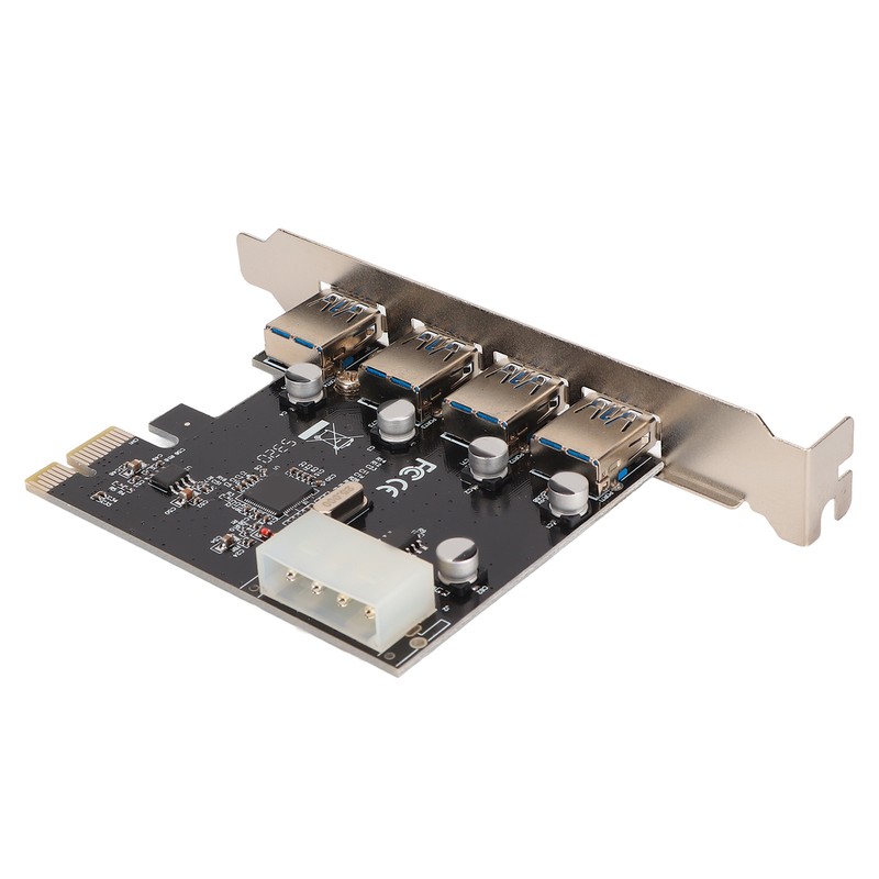 PCIE to USB 3.0 Expansion Card with 4 USB3.0 Ports