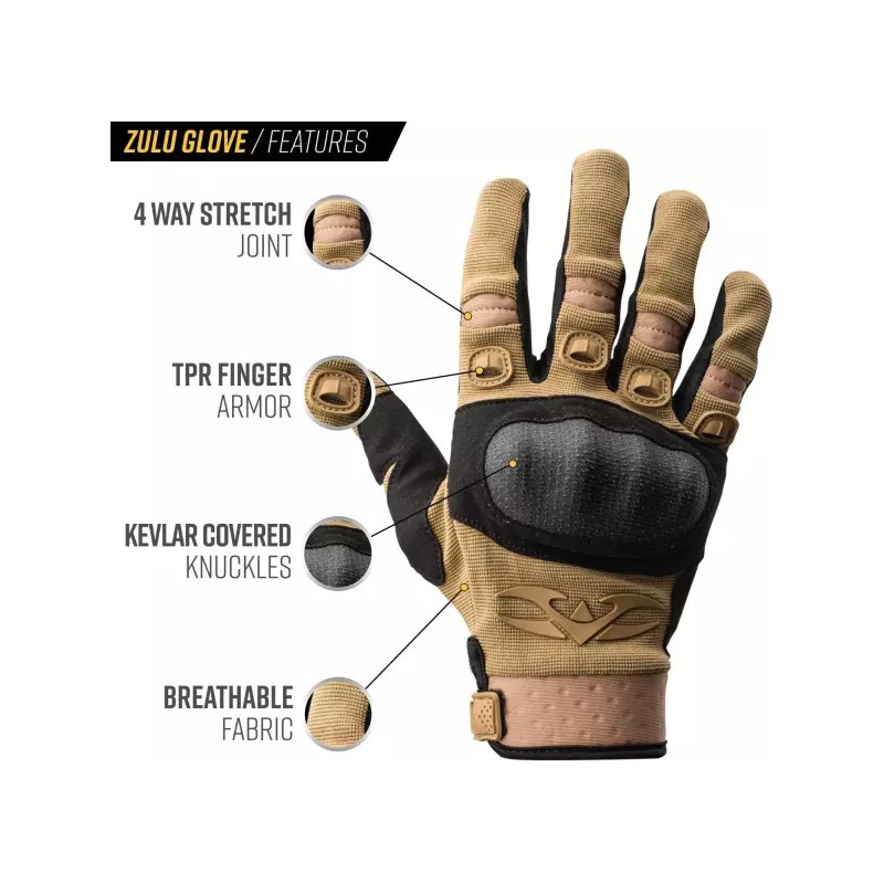 Valken 발켄 줄루 전술 장갑 [XX-Large] Valken Zulu Tactical Gloves