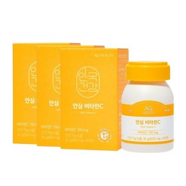 J&M Partners Anguk Health Safe Vitamin C 600mg x 60 tablets (3 units) 1 set / 안국건강 안심 비타민C 600mg x 60정 3개 1세트