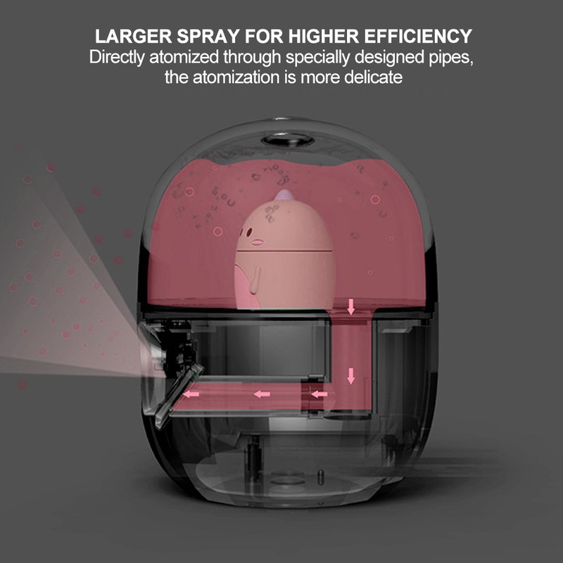 Portable Desktop Humidifier USB Aroma Air Diffuser Mist Moisturizing Humidifier