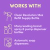 Clean Revolution SuperWash Foaming Dish Soap, 64oz, Powerful Formula Cuts