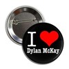 I Love Dylan McKay Collectible 1.50 Inch Button Badge Pin