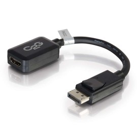 C2G 20cm DisplayPort Male to HDMI Female Adapter Converter - Black