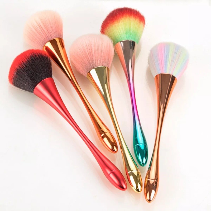 Veraly Brochas Para Maquillaje Profesional Rubor Polvo Compacto F